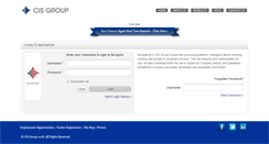 Desktop Screenshot of navigator.cisgroup.net